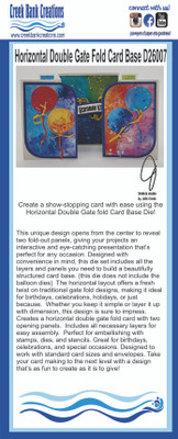 CBC Horizontal Doulbe Gatefold Card Base Die
