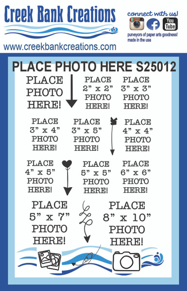 CBC Place Photo Here 3" x 4" Stamp