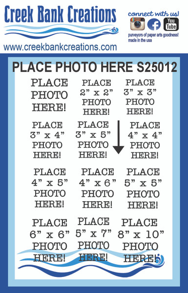 CBC Place Photo Here 3" x 4" Stamp