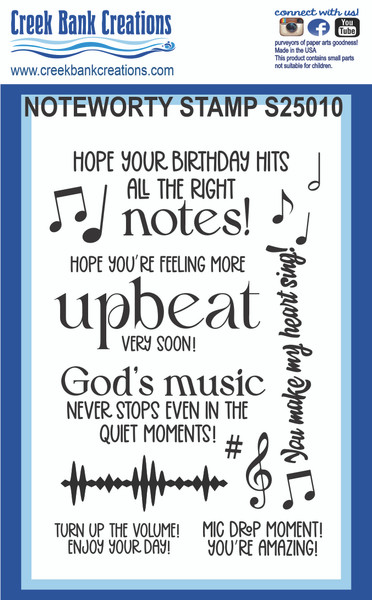 CBC Noteworthy Stamp 4" x 6"