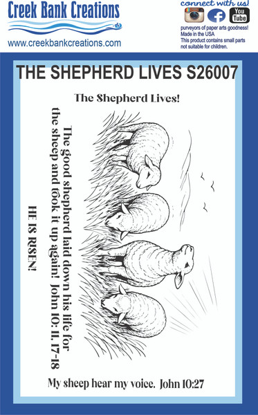 CBC The Shepherd Lives 4" x 6" stamp