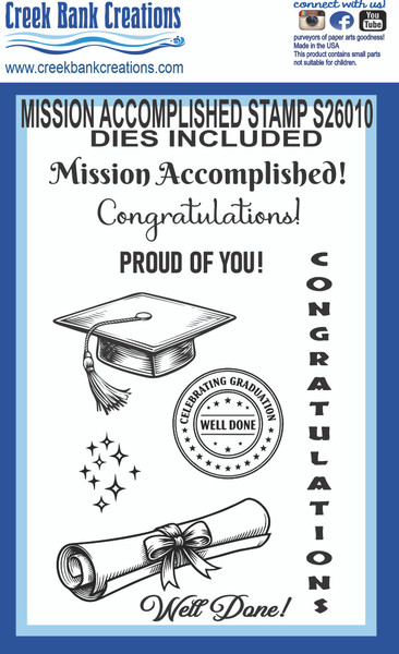 CBC Mission Accomplished Graduation Stamp