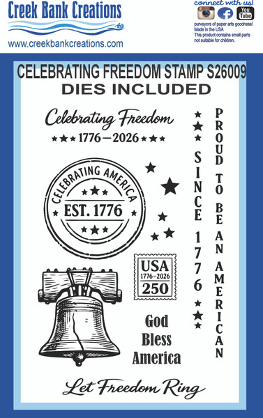 CBC Celebrating Freedom Stamp and Die Set