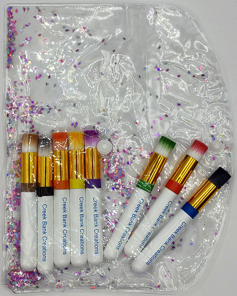 Creek Bank Creations Confetti Storage Bag with Snap Closure