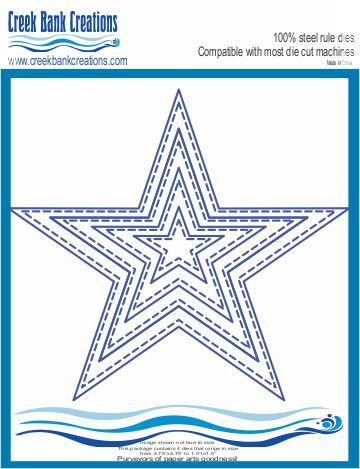 CBC Stitched Star Die