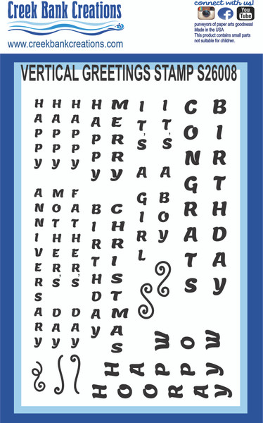 CBC Vertical Greetings Stamp