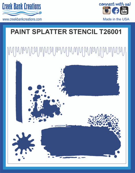 CBC Paint Splatter Stencil