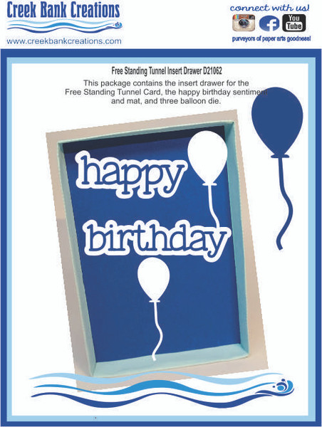 CBC Free Standing Tunnel Card Drawer Die