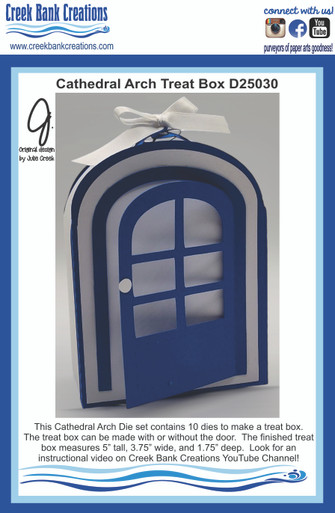 Cathedral Arch Treat Box Die