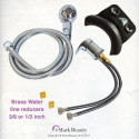 Plumbing Parts Kit Diverter Spray Hose Chrome Faucet for use with Shampoo Bowls with Small Gel Neck Rest -Sku: 1164DHG