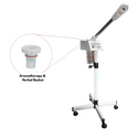 Facial Steamer Ozone Aromatherapy &amp; Herbal Skin Care Therapy with a Glass Jar -Sku: 4001.GlassSteamer