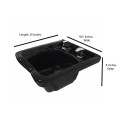 Black Square CERAMIC Beauty Salon Shampoo Bowl and Floor Cabinet w/ Storage MSR-B41-B41C Black Square CERAMIC Beauty Salon Shampoo Bowl and Floor Cabinet w/ Storage MSR-B41-B41C