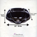 Shampoo Bowl Round Sink Black Backwash Spa Salon Equipment Sku: B12-B12FC