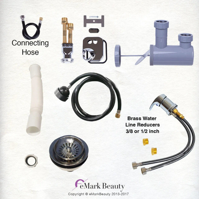 Plumbing Parts Kit for use with Shampoo Bowls -Sku: 116K