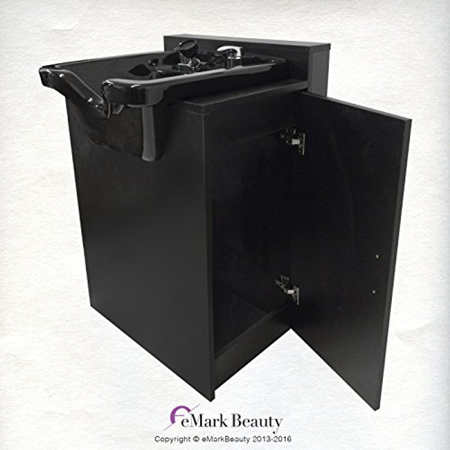 Salon Sink Cabinet to Use with a Chair, Salon and Barber Equipment, Sink and Cabinet Set with Easy Maneuverability - MSR-B11-FC