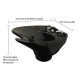 Tilting, Wall  Mounted, CERAMIC Shampoo Bowl Extra Deep and Wide TLC-W35-WT