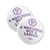Watchdog - White (2.25" Pin-Back Button -- Pack Of Two!)