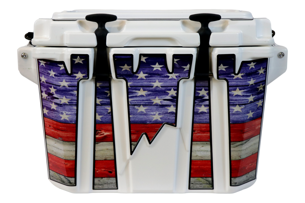 Usa Flag Color Side Kick Cooler
