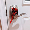 Red Team Tools Deadbolt Strap Installed on the Inside of a Residential Door