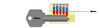 Disassembly Multi-Section Top Master Key: Schlage L SC20 (6-pin)