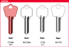 Disassembly Top Master Key: Arrow AR4 (6-pin)