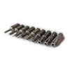 Security Torx T8, T10, T15, T20, T25, T27, T30, T35, and T40 bits