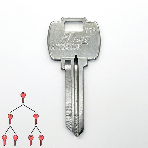 Disassembly Multi-Section Top Master Key: Sargent LN / KMA (6-pin)