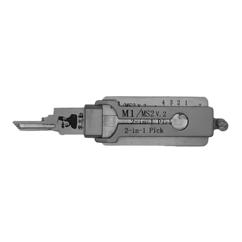 Lishi 2-in-1 M1 Master Padlock Keyway Pick and Decoder