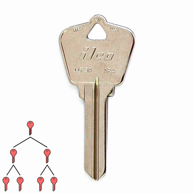 Disassembly Top Master Key: Arrow AR4 (6-pin)