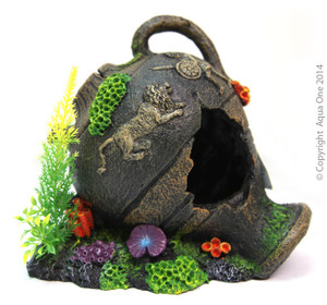 Aqua One Ornament Jar With Coral 20cm Aqua One Ornament Jar With Coral 20cm