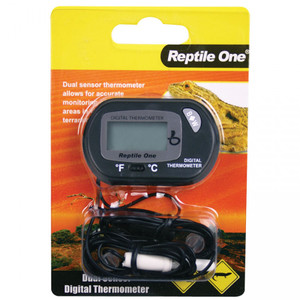 Reptile One Dual Zone Sensor LCD Thermometer Reptile One Dual Zone Sensor LCD Thermometer