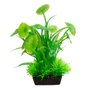 Aqua One Ecoscape Small Lotus Leaf/Lilaeopsis Green