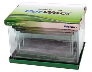PetWorx Curved Corner Glass Aquarium