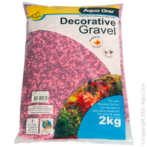 Aqua One Decorative Gravel Pink & Purple 2kg Aqua One Decorative Gravel Pink & Purple 2kg