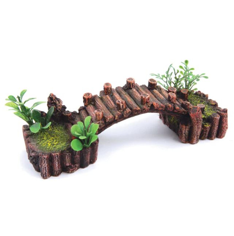 Kazoo Log Bridge w/ Plants Small