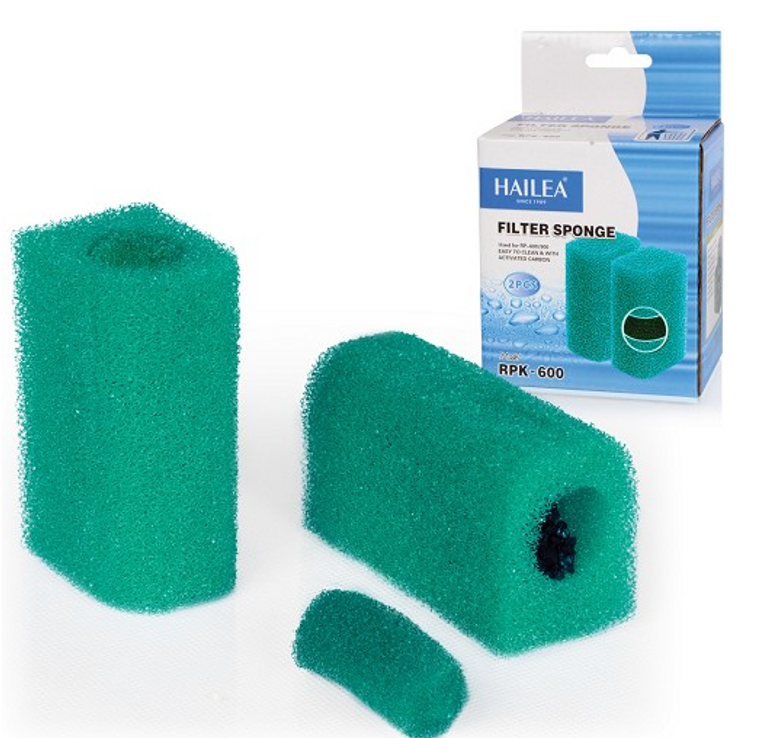 Hailea Replacement Filter Sponge RPK-600 2pk