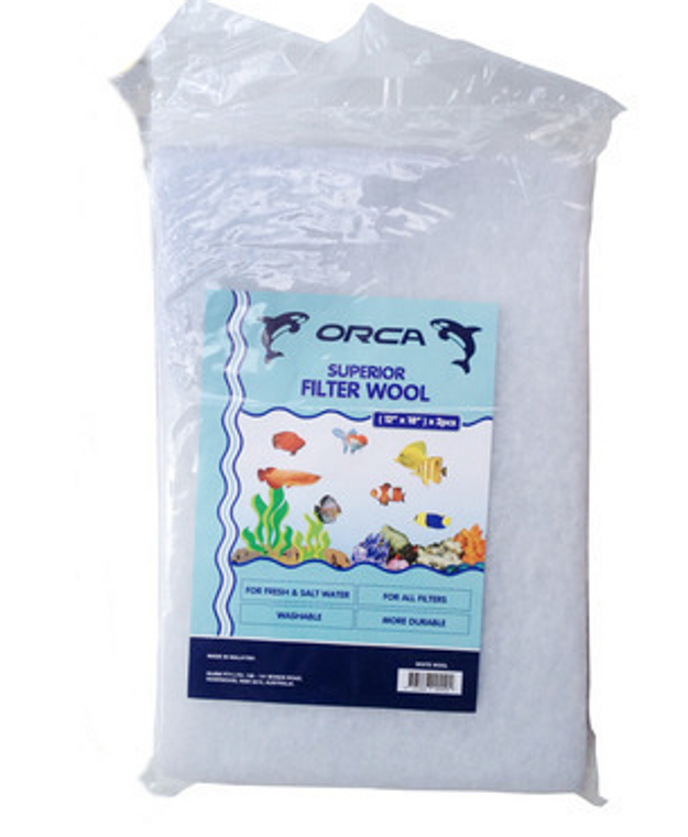 Orca Superior Filter Wool 12" x 18" 2pk