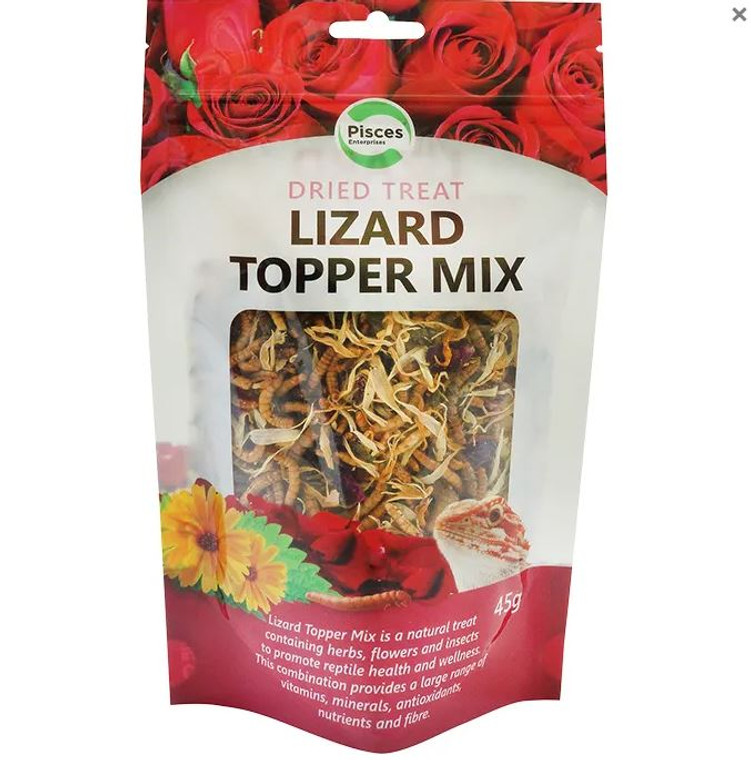 Pisces Lizard Topper Mix 45G