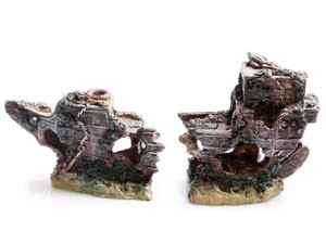 Aqua One Ornament Shipwreck Med 43x21cm 2 Pce