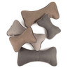 Luxe Neutral GreenDog Bone Pillow All Colors and Sizes