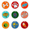 Enamel Designer Dog ID Tags by Andrew Enamel Designer Dog ID Tags by Andrew