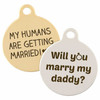 Marriage Proposal Dog ID Tags dogIDs Marriage Proposal Dog ID Tags dogIDs