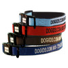 Embroidered Solid Color Dog Collar Embroidered Solid Color Dog Collar