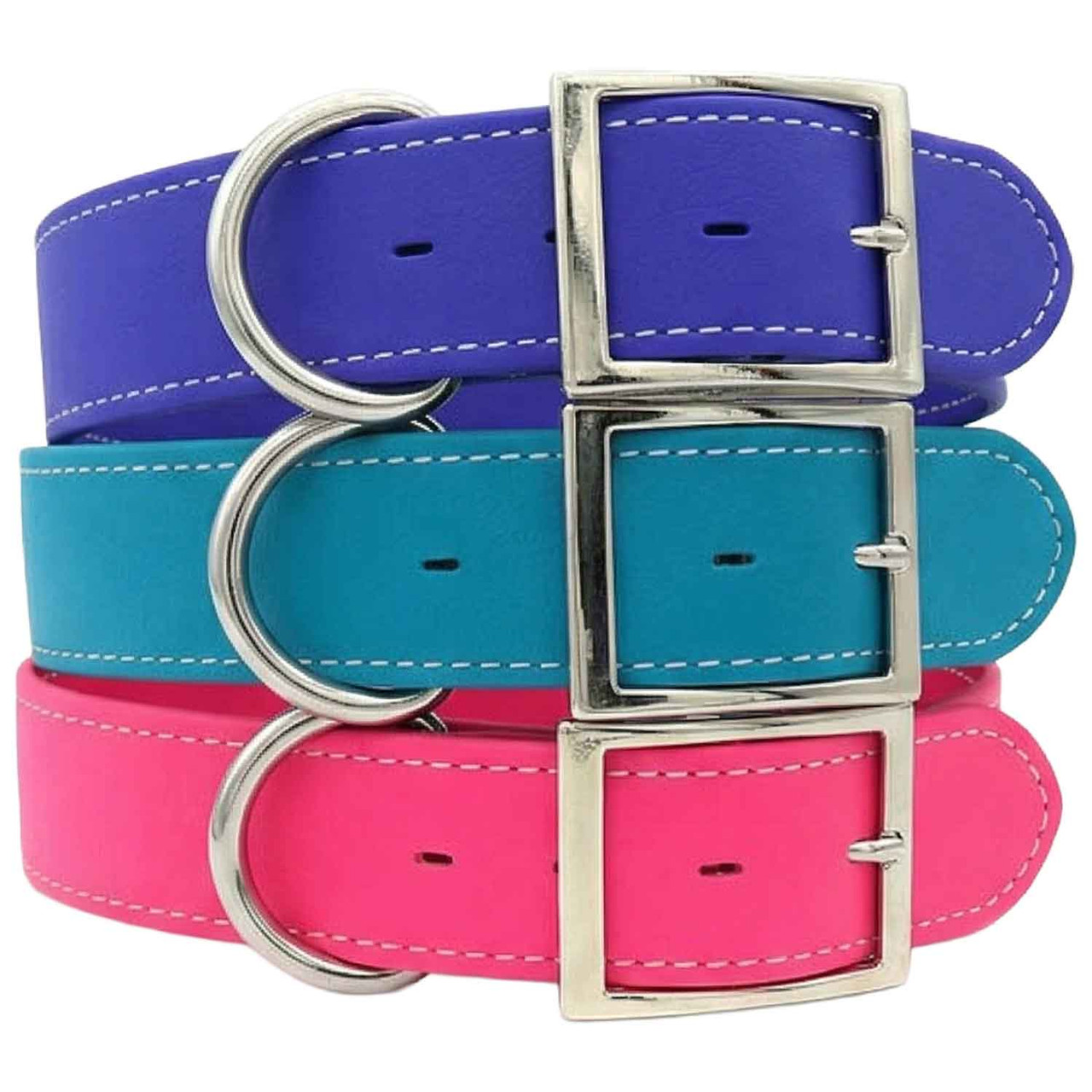 Extra Wide Stitched Waterproof Standard Collar | dogIDs