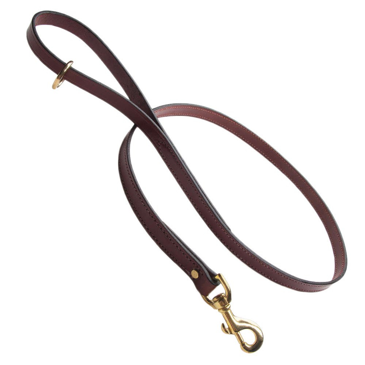 dogl17 250枚 Mendota English Bridle Leather Snap Leash | dogIDs