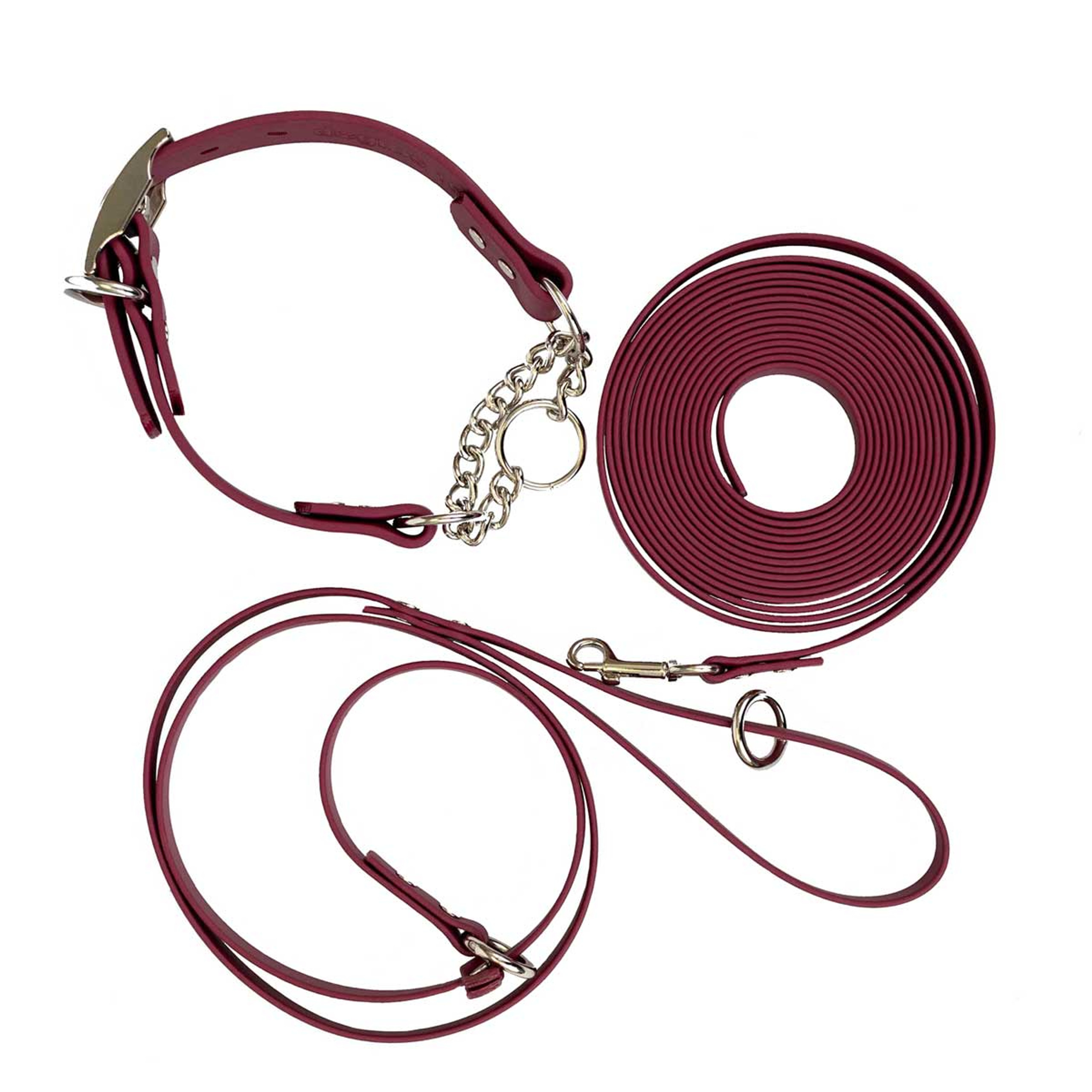 Waterproof Training Pack: Personalized Waterproof Chain Martingale, Slip Lead & Long Line