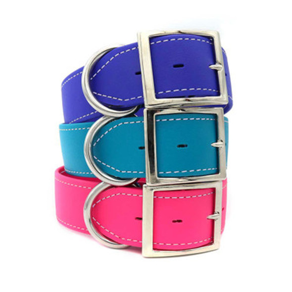 Extra Wide Stitched Waterproof Dog Collars