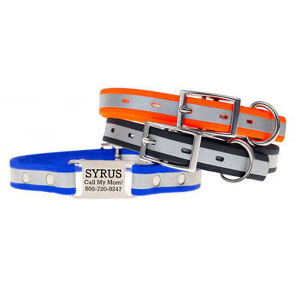 Reflective Waterproof ScruffTag Collar dogIDs Reflective Waterproof ScruffTag Collar dogIDs