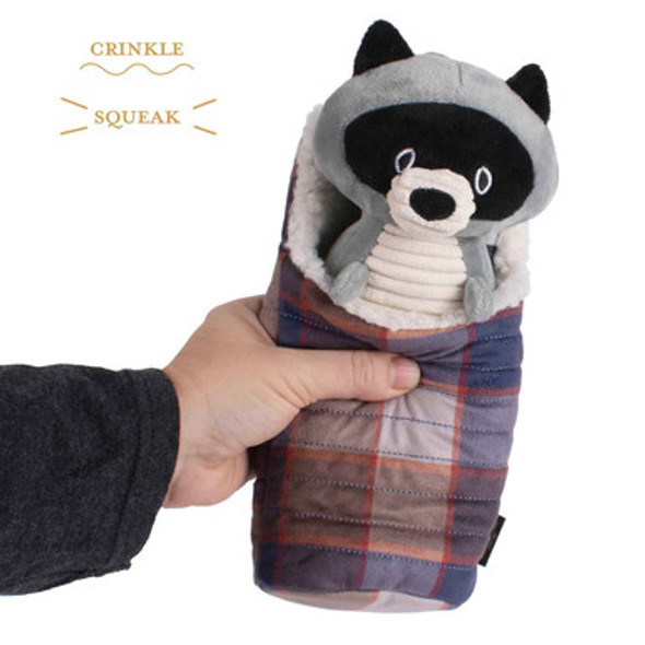Pendleton Raccoon Squeak Toy for Dogs Squeaking Pendleton Raccoon Squeak Toy for Dogs Squeaking