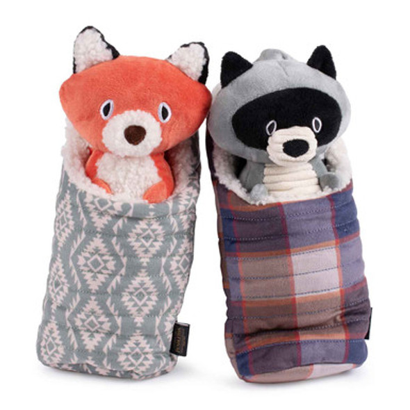 Pendleton Fox or Raccoon Squeak Toy for Dogs Both Together Pendleton Fox or Raccoon Squeak Toy for Dogs Both Together